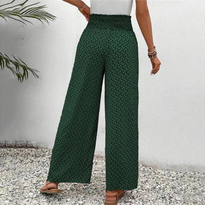 Pantalon Décontracté à Jambes Larges