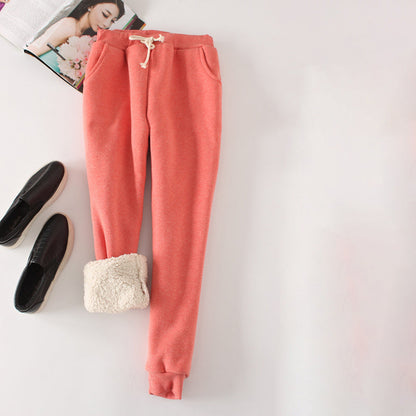 Sylviane | Pantalon Chaud de Couleur Unie