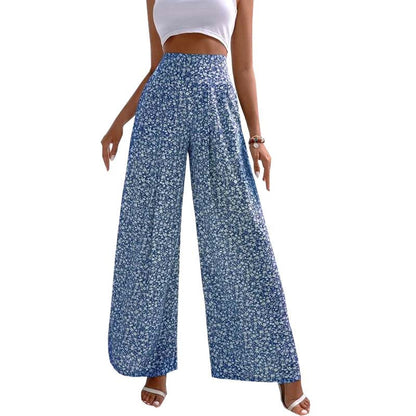 Pantalon à Fleurs Décontracté