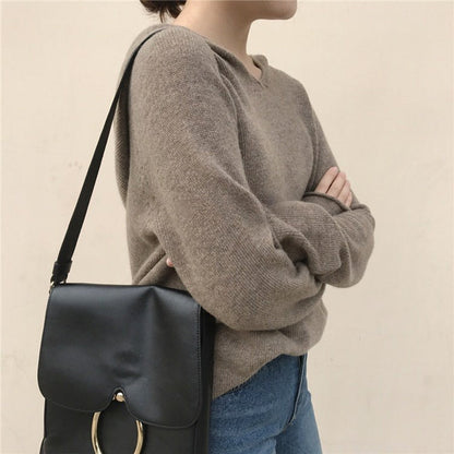 Bérénice | Pull à Capuche de Couleur Unie
