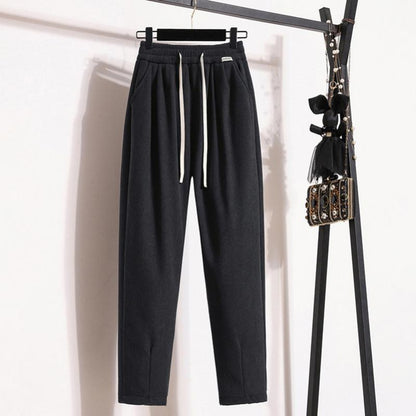 Véronique | Pantalon Chaud de Couleur Unie