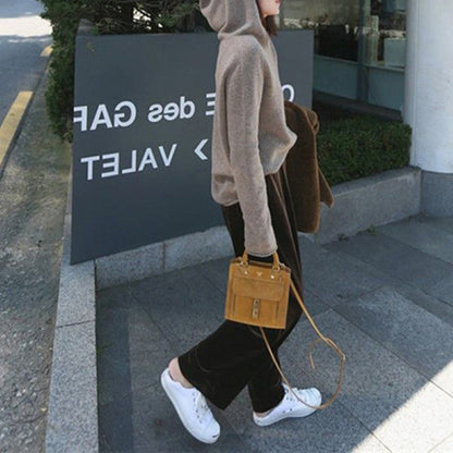 Bérénice | Pull à Capuche de Couleur Unie