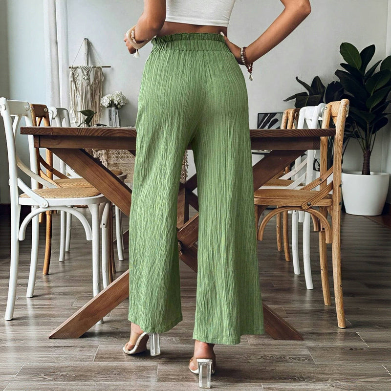Béatrice | Pantalon Décontracté de Couleur Unie