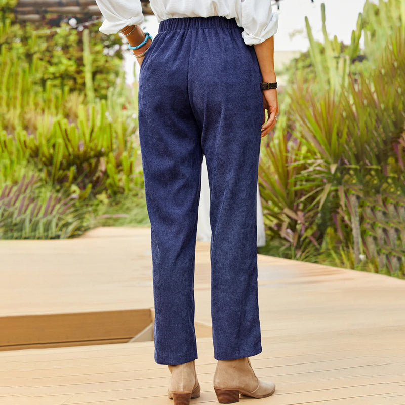 Jacqueline | Pantalon Décontracté de Couleur Unie