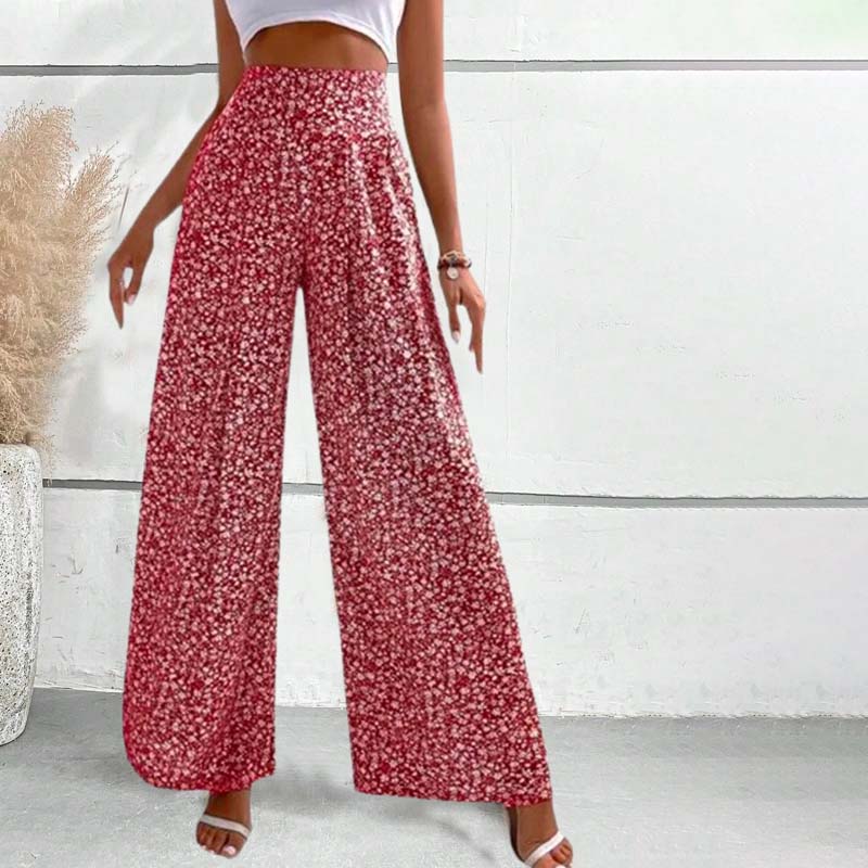 Pantalon à Fleurs Décontracté
