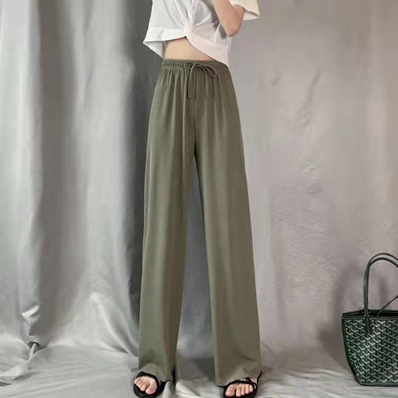 Irène | Pantalon Décontracté de Couleur Unie