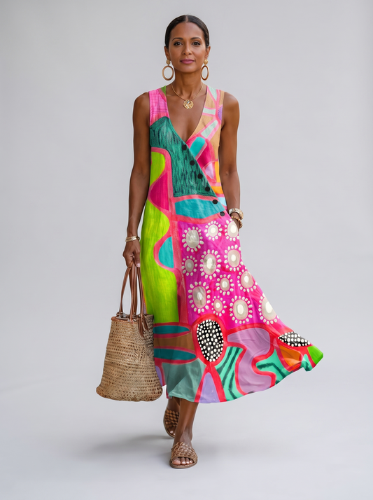 Iris | Robe Colorée Vintage