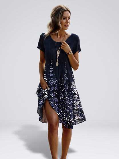 Violette | Robe Décontractée à Imprimé Floral