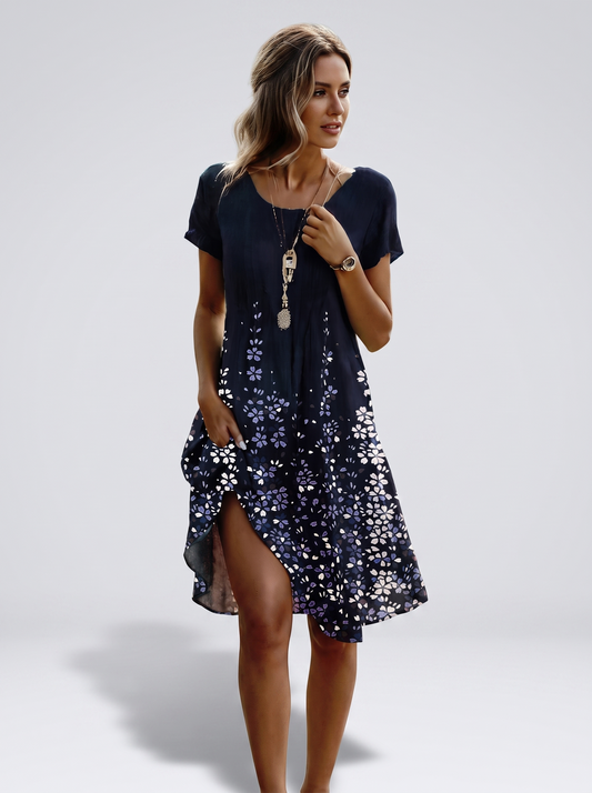 Violette | Robe Décontractée à Imprimé Floral