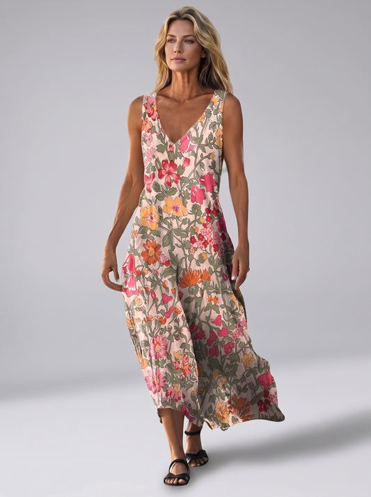 Émilie | Robe Vintage à Imprimé Floral