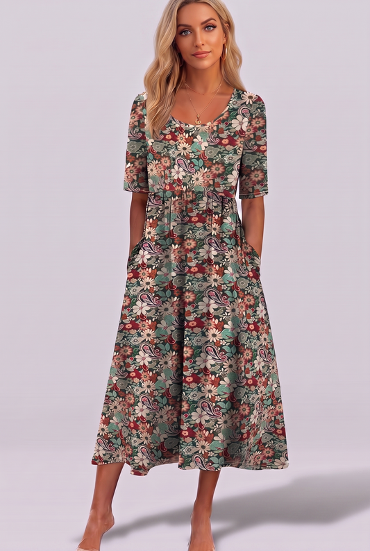 Chloé | Robe Vintage à Imprimé Floral