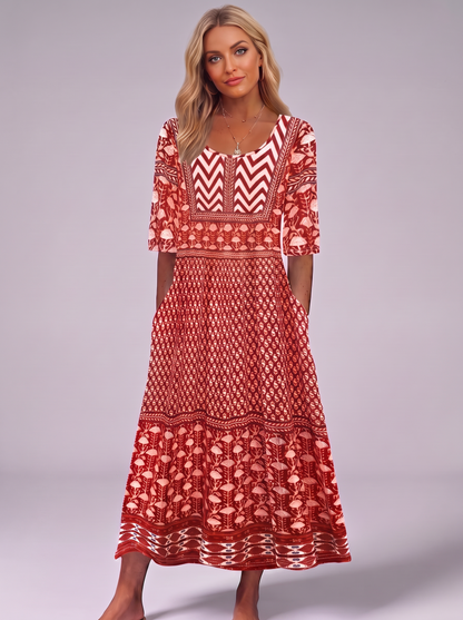Noémie | Robe Vintage Décontractée