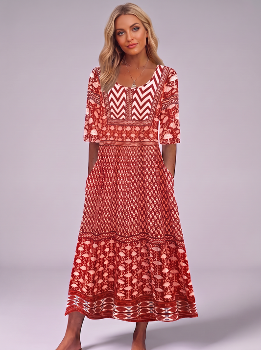 Noémie | Robe Vintage Décontractée
