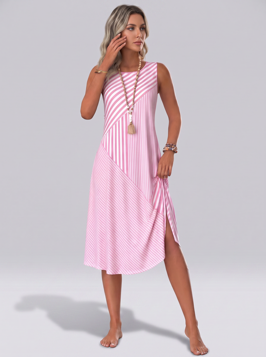 Robe Rayée Décontractée